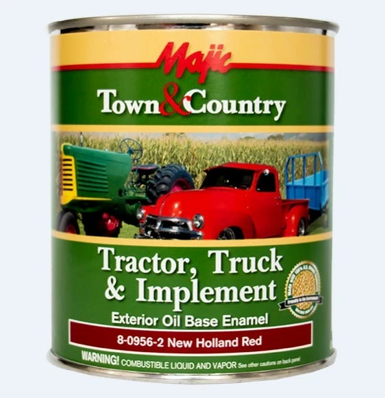 Majic Tractor Truck & Implement Exterior Oil Based Enamel Paint New Holland Red - 8-0956-2 - Auto & Equipment Paint - Image 2