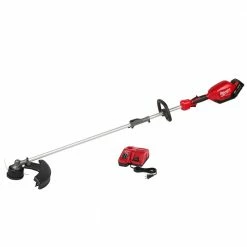 Milwaukee M18 Fuel™ 18-Volt Lithium-Ion Brushless Cordless String Trimmer with Quik-Lok Attachment Capability And 8-0 Ah Battery - 2825-21ST - Leveling & Squares