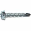 Midwest Fastener #10-16 x 1-1/4" Zinc Plated Hex Washer Head Self-Drilling Screws - 23067 - Bolts