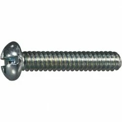 Midwest Fastener #6-32 x 3/4" Zinc Plated Coarse Thread Combo Round Head Machine Screws - 11944 - Bolts
