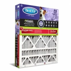 Bestair 20 x 25 x 4 Merv 11 Carbon Honeywell Air - PFHW2025-11CR - Furnace Filters & Maintenance