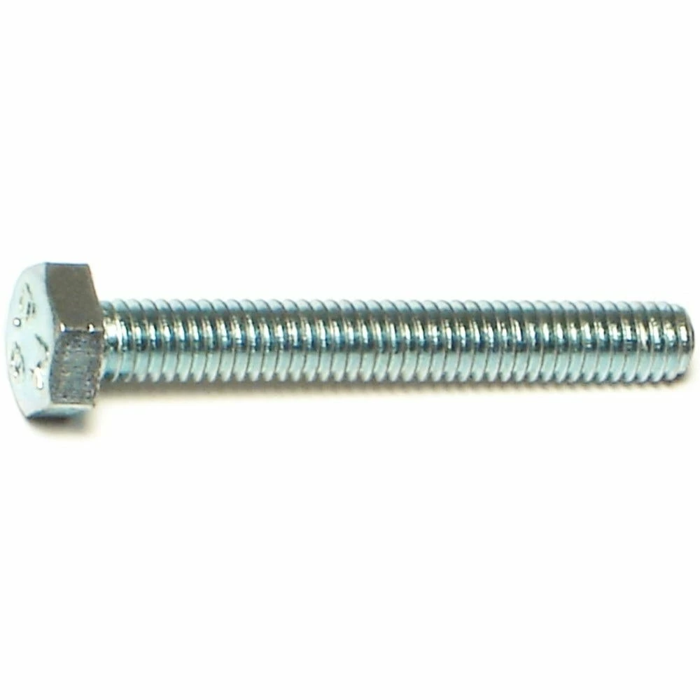 Midwest Fastener 4mm-0.7 x 30mm Zinc Plated Class 8.8 Coarse Thread Hex Cap Screws - 81495 - Bolts - Image 2
