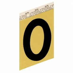 Hy-Ko 3.5In Gold Aluminum Numbers 0 -GG-25/0 - Hardware