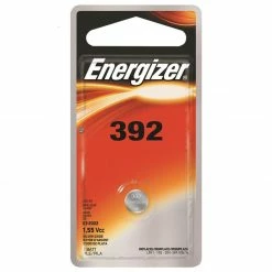 Energizer 392 Silver Oxide Button Cell Battery, 1 Piece Blister Pack Zero Mercury 15V - 392BPZ - Batteries & Chargers