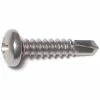 Midwest Fastener #8-18 x 3/4" 410 Stainless Phillips Pan Head Self-Drilling Screws - 11825 - Bolts