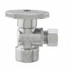 Plumb Pak Quarter Turn Angle Valve 1/2 Inch FIP x 3/8 Inch OD - PP51PCLF - General Plumbing Hardware