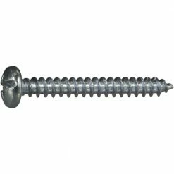 Midwest Fastener #10 x 1-1/2" Zinc Plated Combo Pan Head Sheet Metal Screws - 21286 - Bolts