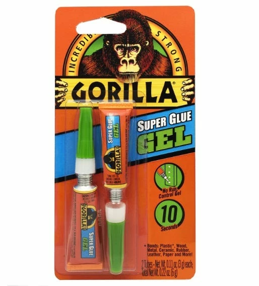 Gorilla Glue Gorilla Super Glue Gel Tubes 2 Pack - 3 Gram 7820002 - Adhesives & Tape - Image 3