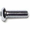 Midwest Fastener 1/4"-20 x 3/4" Chrome Plated Grade 8 Coarse Thread Button Head Socket Cap Screws - 86979 - Bolts