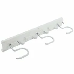 National Hardware V2422 Adjustable Storage Organizer in White Finish - N112-088 - Hooks