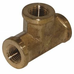 JMF Company 1/2 Fip x 1/2 Fip x 1/2 Fip Barstock Tee Lead Free - 4338562 - Hardware