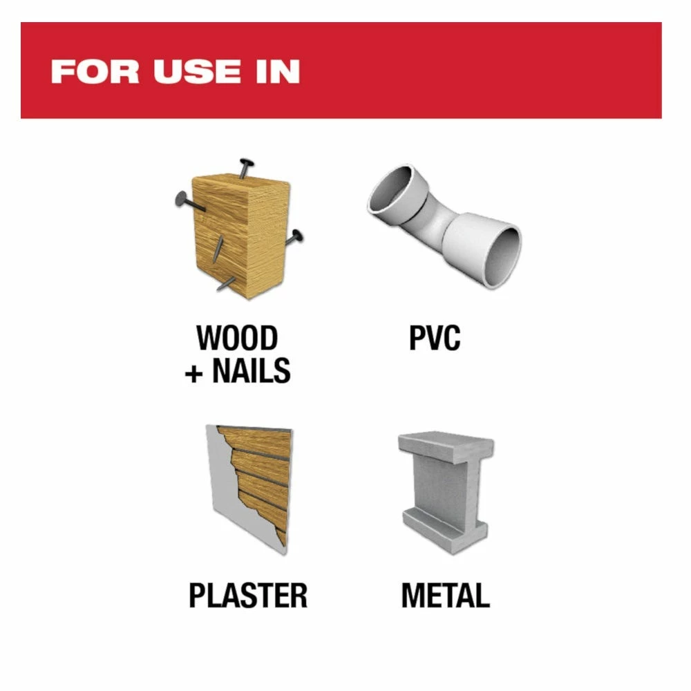 Milwaukee The Wrecker™ 6 TPI SAWZALL® Blades with Carbide Teeth, 1 Pack - 48-00-5242 - Blades & Knives - Image 6