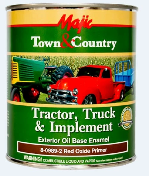 Majic Tractor Truck & Implement Exterior Oil Based Enamel Paint Red Oxide Primer Quart - 8-0989-2 - Auto & Equipment Paint - Image 2