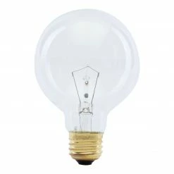 FEIT ELECTRIC 40 Watt Soft White Clear Globe G25 Dimmable Incandescent Light Bulb - 40G25/RP - Bulbs