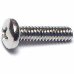 Midwest Fastener #10-24 x 3/4" 18-8 Stainless Coarse Thread Phillips Pan Head Machine Screws - 82482 - Bolts