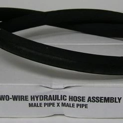 Royal Brass Hydraulic Hose Assembly 1/4 Inch ID x 36 Inch - 1/4X36-BAX - Wiring Accessories