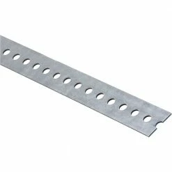 National Hardware 4025BC Slotted Flats - 0.074 Inch Thick in Galvanized - N180-125 - Miscellaneous Hardware