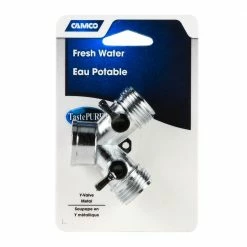 Camco Fresh Water Metal Hose Y-Valve - 20113 - Hardware
