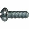 Midwest Fastener #8-32 x 1/2" Zinc Plated Coarse Thread Combo Round Head Machine Screws - 11949 - Bolts