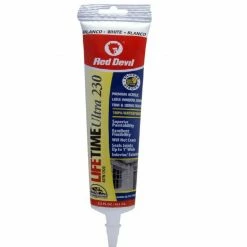 Red Devil 5.5 Oz. Lifetime Ultra White Caulk - 0775 - Caulk & Sealants