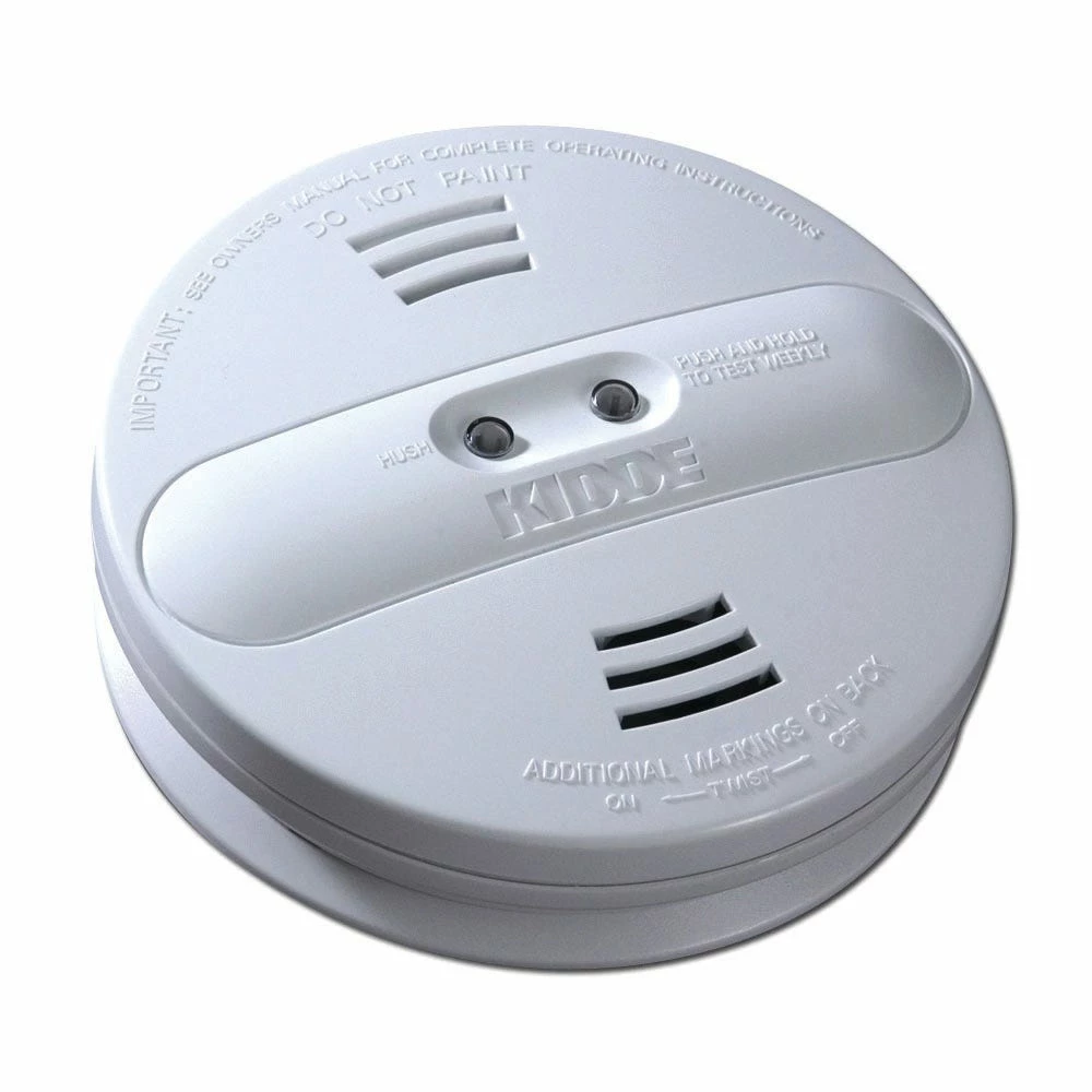 Kidde Dual Sensor Battery Operated Smoke Alarm with Hush - 44200702-N - Detectors & Alarms