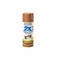 Rust-Oleum Ultra Cover 2X Spray Paint Satin Warm Caramel Spray 267118