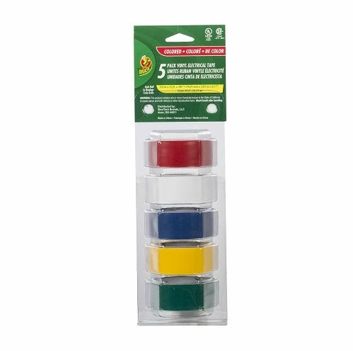 Duck Tape Duck Brand Professional Color Coding Electrical Tape 5 Pack - 280303 - Adhesives & Tape - Image 2