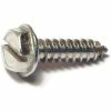 Midwest Fastener #10 x 3/4" 18-8 Stainless Slotted Hex Washer Head Sheet Metal Screws - 23736 - Bolts