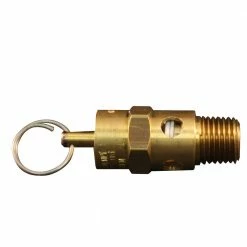 Milton 1/4 inch MNPT ASME Safety Valve 150 PSI Pop off Pressure S-1090-150 - Miscellaneous Hardware