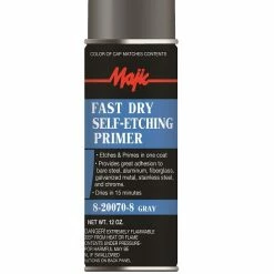 Majic Self Etching Primer Spray Gray Spray - 8-20070-8 - Primers