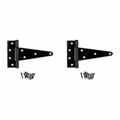 National Hardware 286 Extra Heavy T Hinges in Black - N129-155