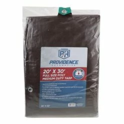 Providence Medium Duty 20 x 30 Tarp, Brown/Green - 89-205-0204 - Tarps