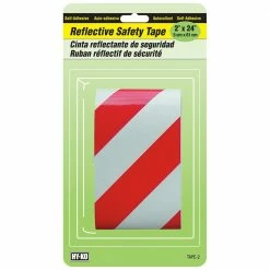 Hy-Ko Red/Silver Reflective Strip - TAPE-2 - Hardware