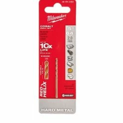 Milwaukee 5/64" Cobalt Red Helix Drill Bit - 48-89-2302 - Drill Bits