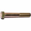Midwest Fastener 3/8"-24 x 2-1/2" Yellow Zinc Plated Grade 8 Fine Thread Hex Cap Screws - 85532 - Bolts