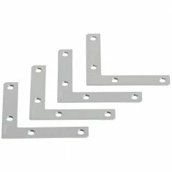National Hardware 117 Corner Braces in Zinc plated - N114-025 - Brackets & Braces