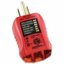 Gardner Bender Tester GFI Receptacle - GFI3501 - Wiring Accessories