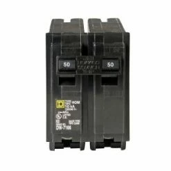 Schneider Two Pole 50 AMP Circuit Breaker - HOM250CP - Circuit Breakers