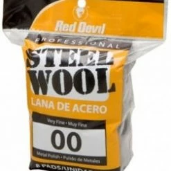 Red Devil Steel Wool 8 Pad Poly Pack - 322