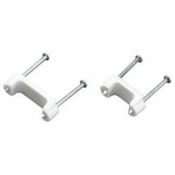 Gardner Bender White Insulated Staple 3/4 Inch 50/Bag - PS75 - Wiring Accessories