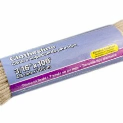 Various Brands Baron Polypropylene Clothesline 3/16 Inch x 100 Foot White -52604 - Rope